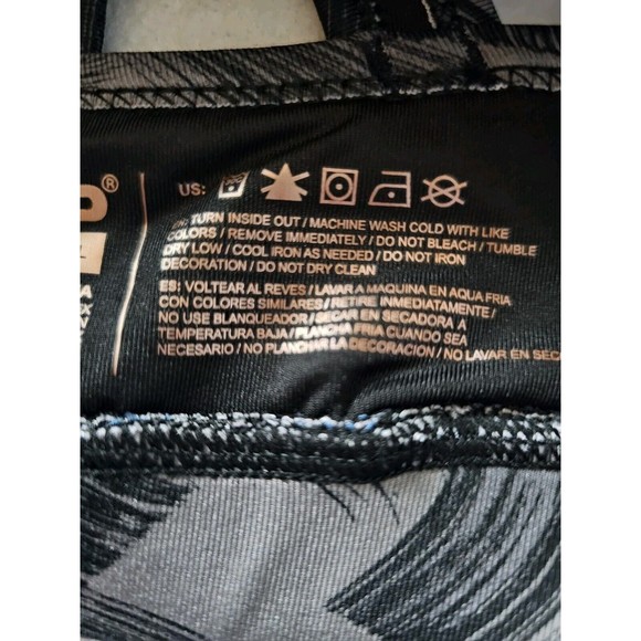 HEAD Black Gray Geometric Dri -Motion T- Back Sports Bra Top Size XS - Picture 8 of 8